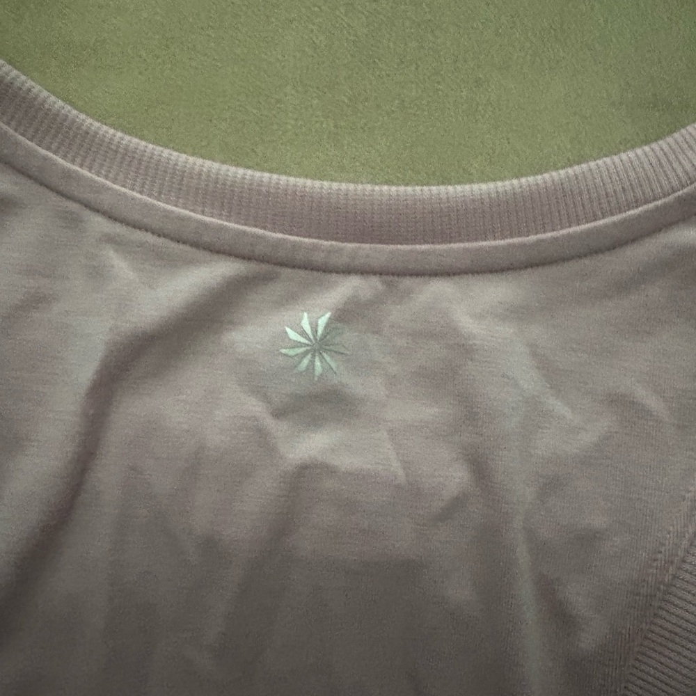 Athleta Light Pink Rouched Tank Top - Picture 4 of 5
